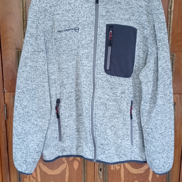 "0520 Free Country Men's Sweater Jacket - Picture 3 of 7